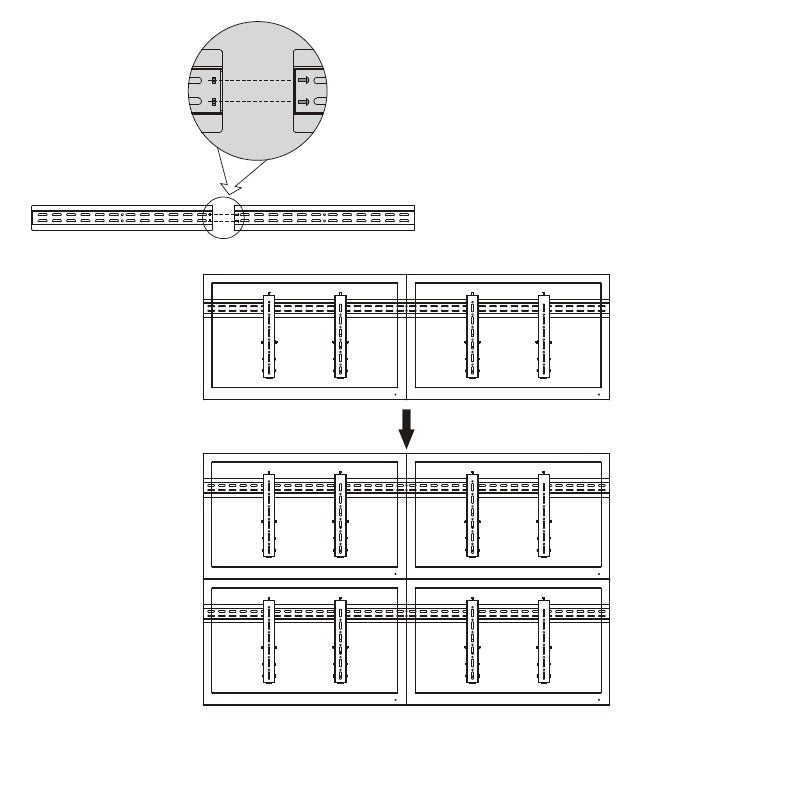 Soporte para Video Wall JAG-SM-BS64VW